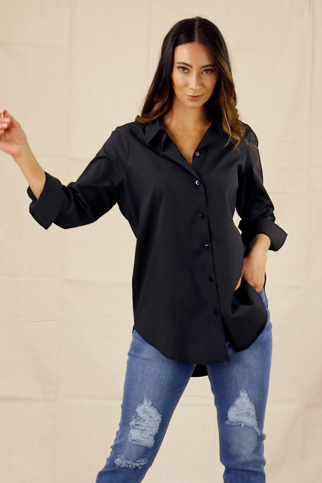 Black Pristine Shirt - SALE
