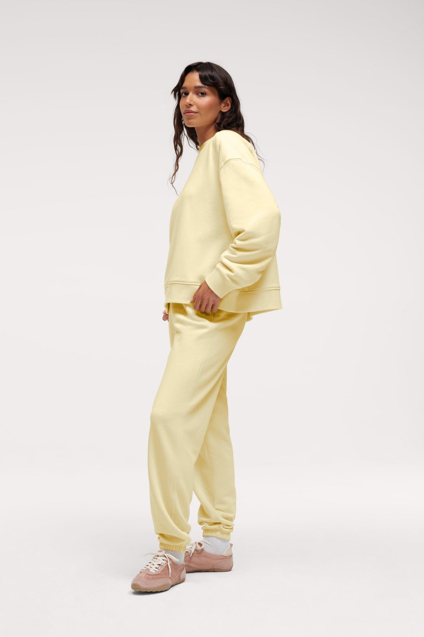French Terry Classic Crewneck | Lemon