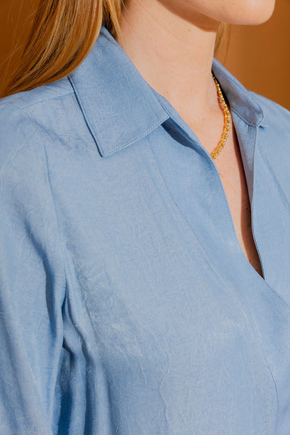 Chambray Brit Blogger Shirt