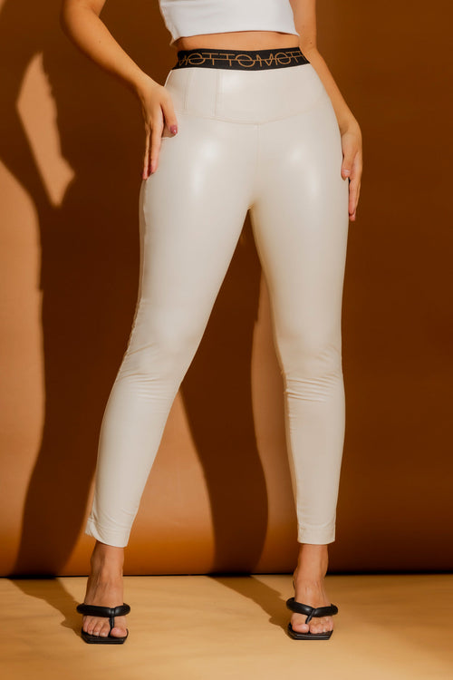 Chalk Croc Coated Miracle Pants