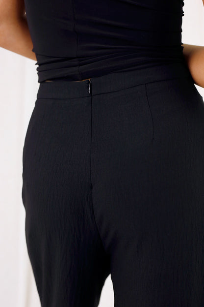 Black Nova Wide Leg Pant - SALE