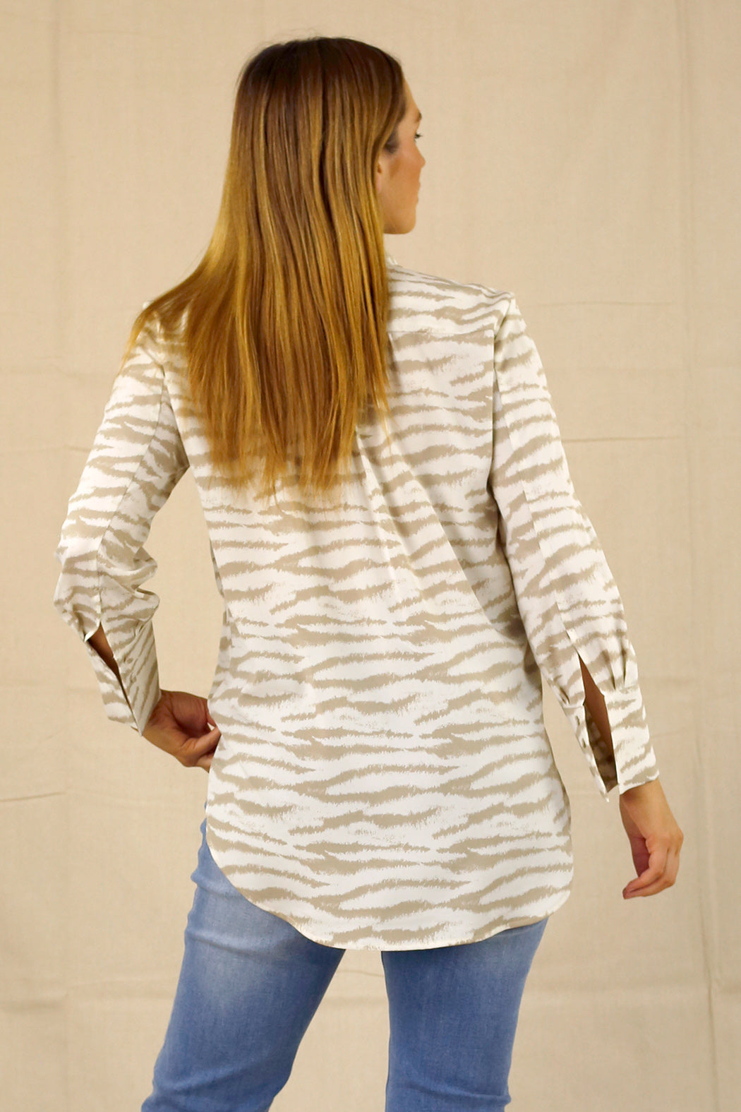 Beige Nano Gatsby Shirt - SALE