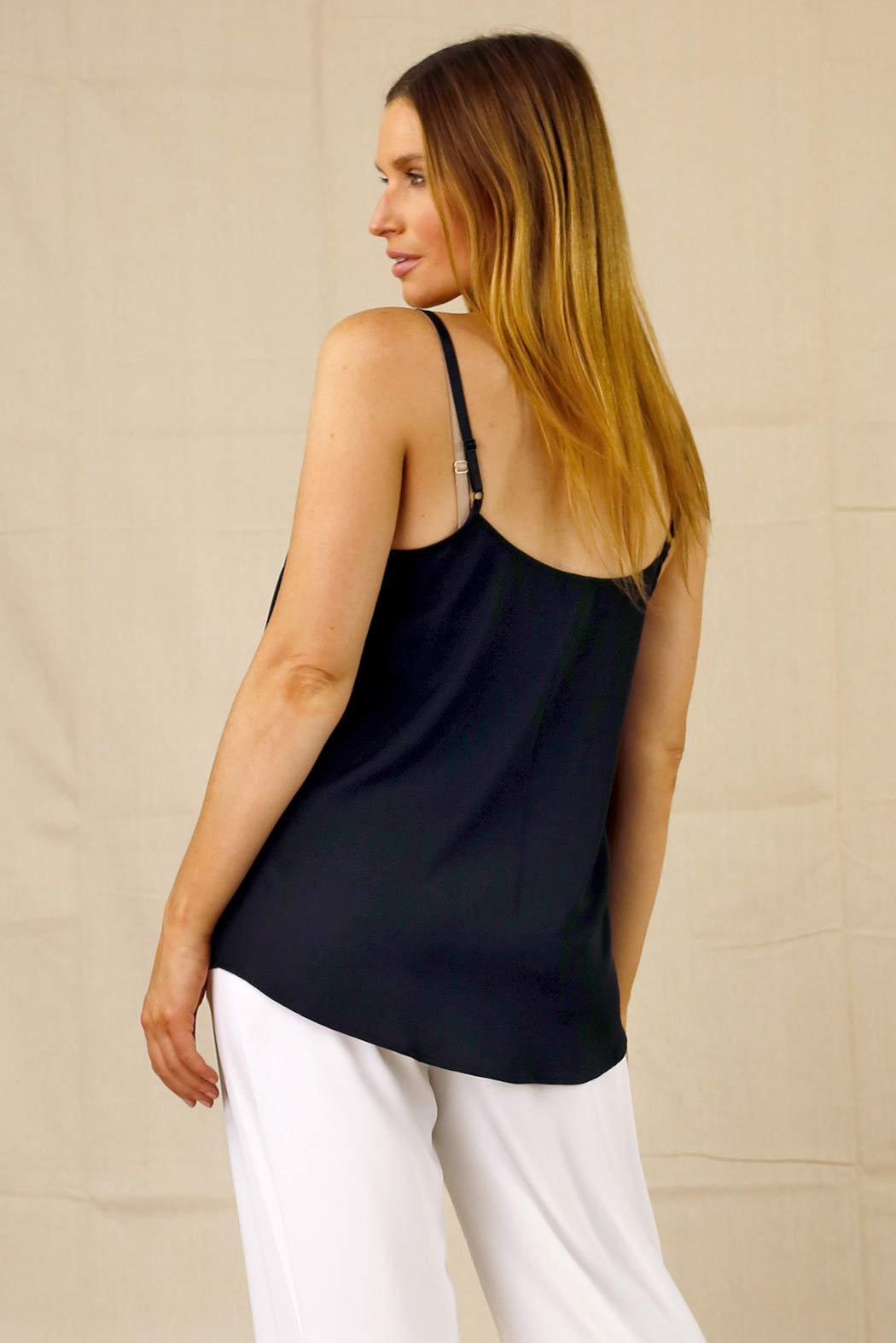 Black Soft Touch Lace Cami - SALE