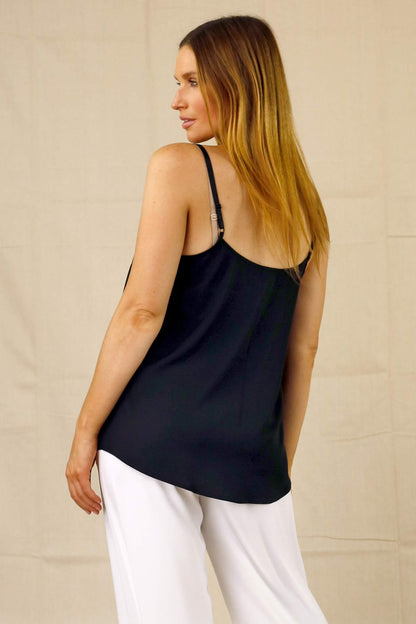 Black Soft Touch Lace Cami - SALE