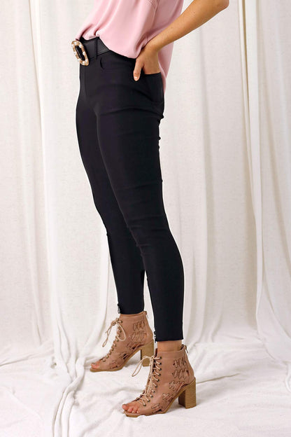 Black Bengaline Zippy Jean - SALE