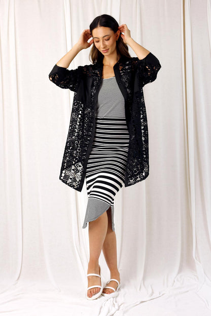 Black Lace Shacket - SALE