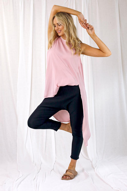 Black Bengaline Droppie Pant - SALE