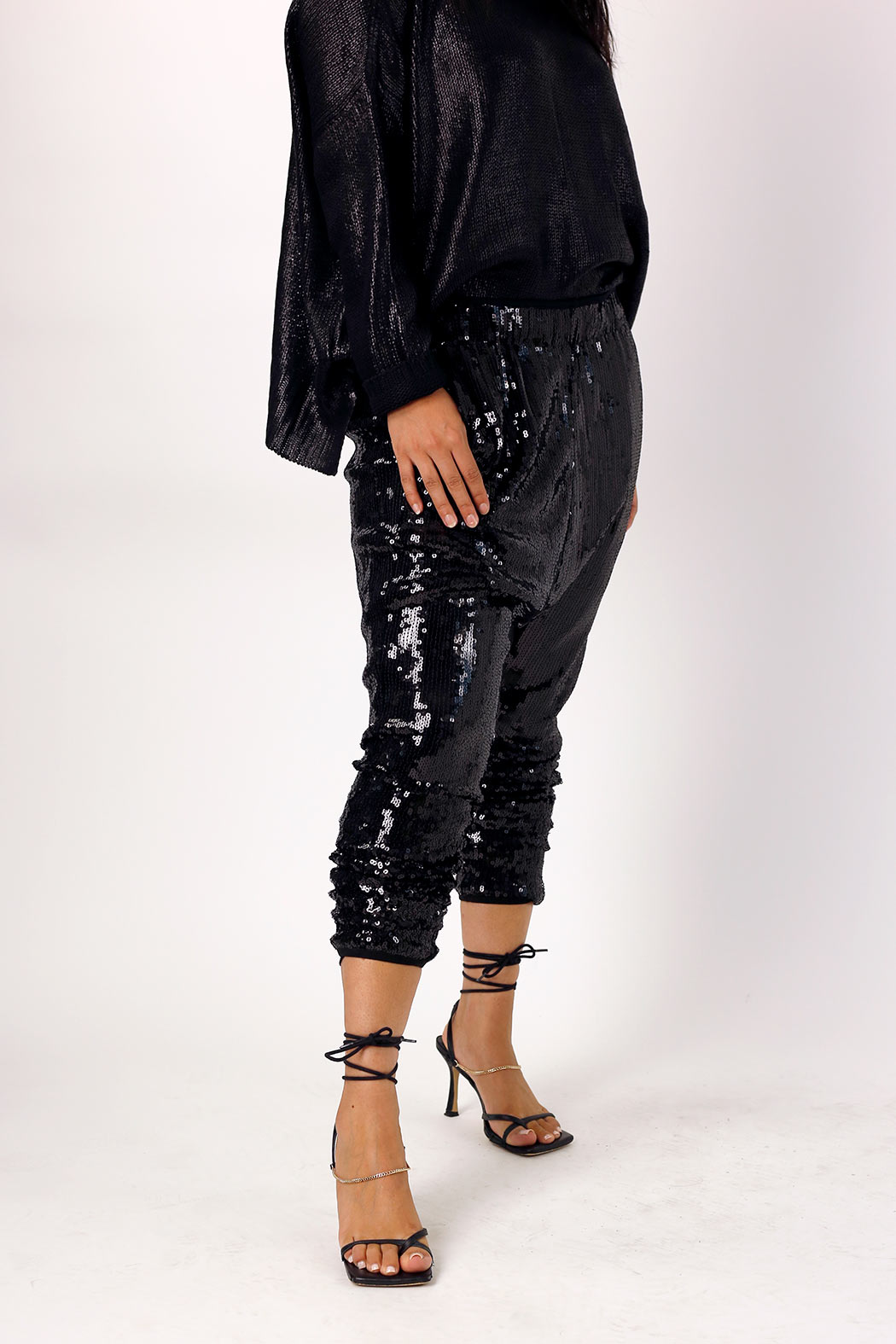Black Sequin Droppie