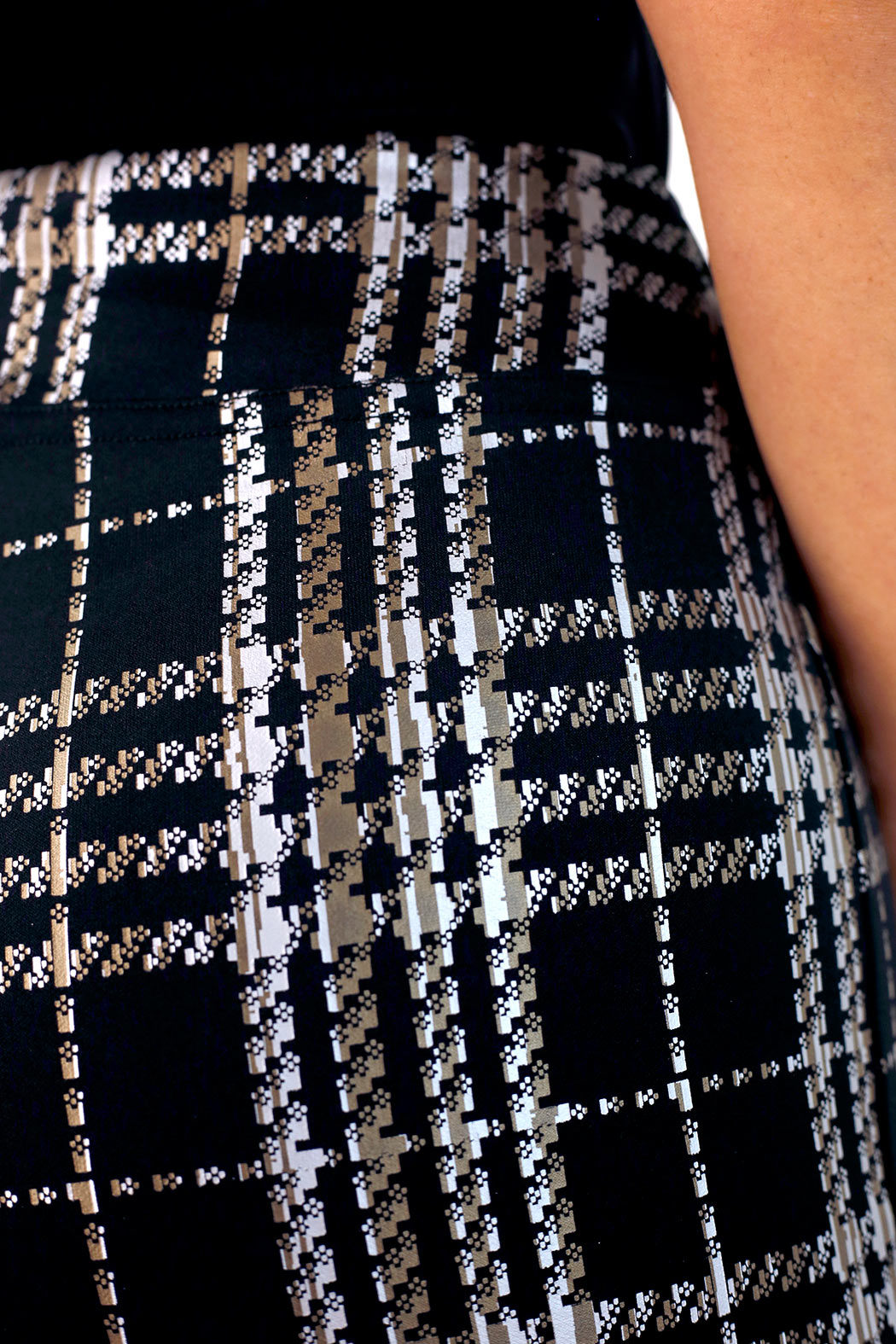 Bronze Check Flare Pant - SALE