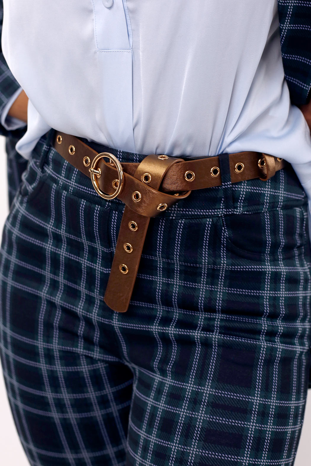 Bronze Eyelet Belt