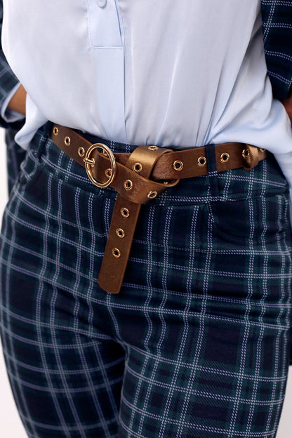 Bronze Eyelet Belt