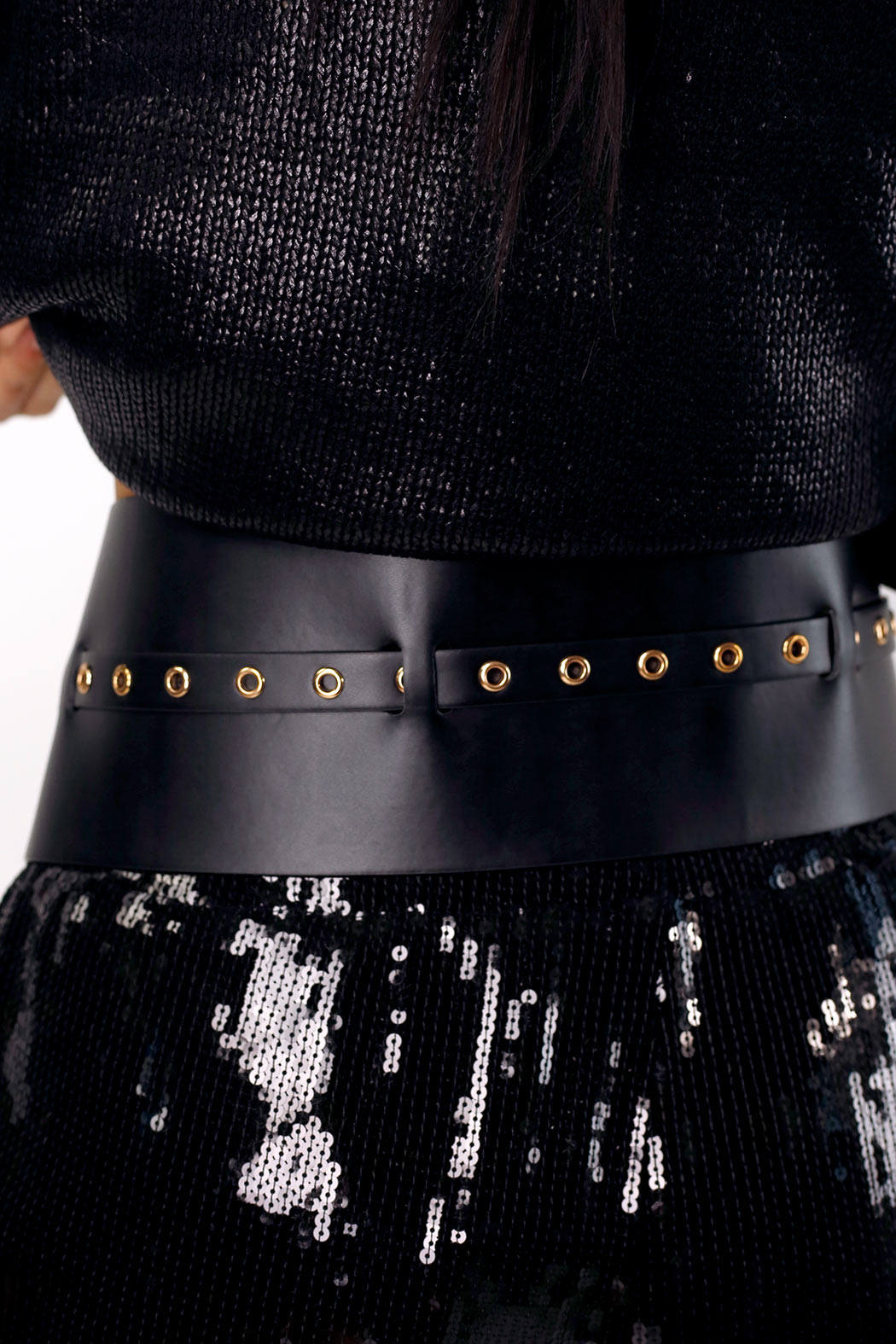 Black Wrap Belt - FINAL SALE