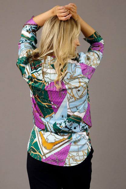 Bright Chain Nano Statement Blouse - SALE