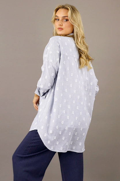 Blue Stripe Blake Shirt - SALE