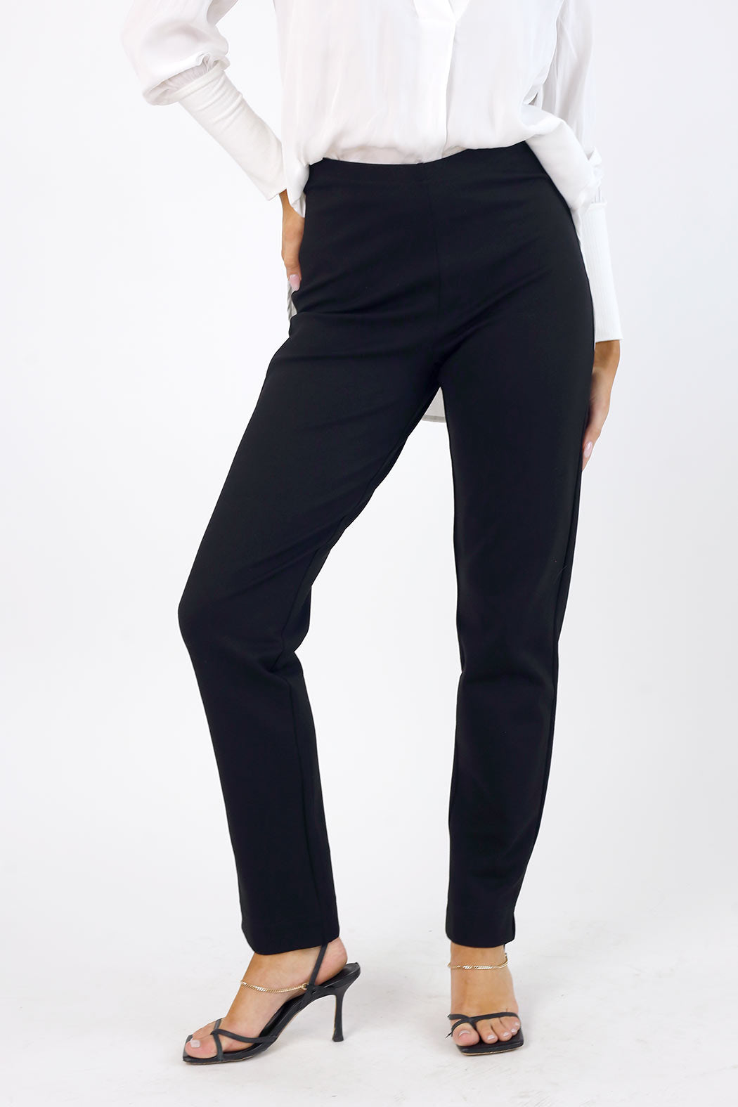 Black Ponte Essential Easy Fit Pant - FINAL SALE