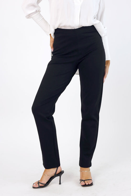 Black Ponte Essential Easy Fit Pant - FINAL SALE