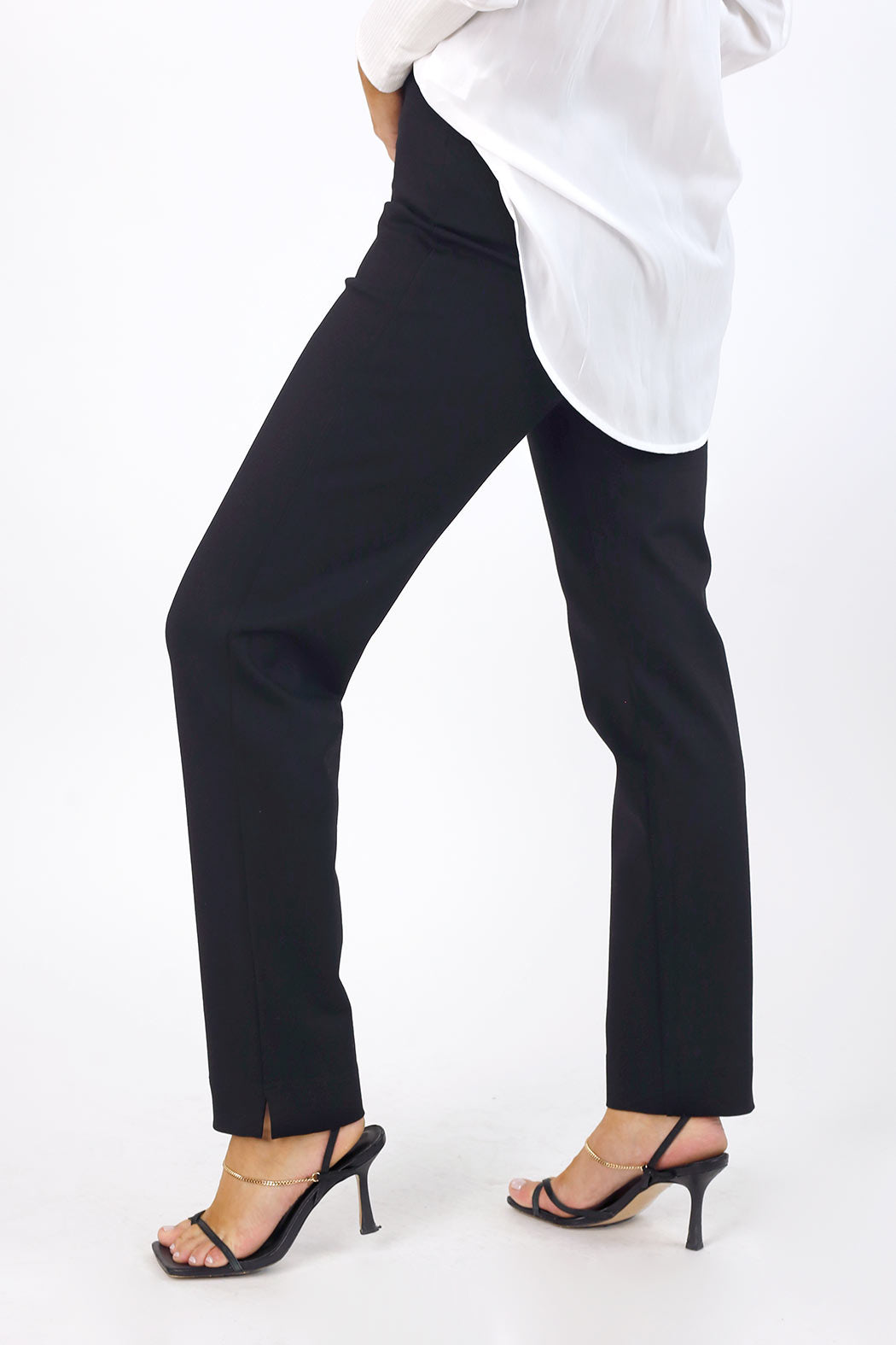 Black Ponte Essential Easy Fit Pant - FINAL SALE