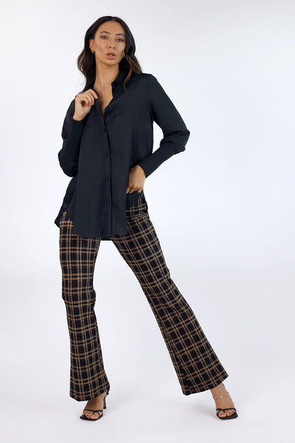 Black Classic Seta Andie Shirt - SALE
