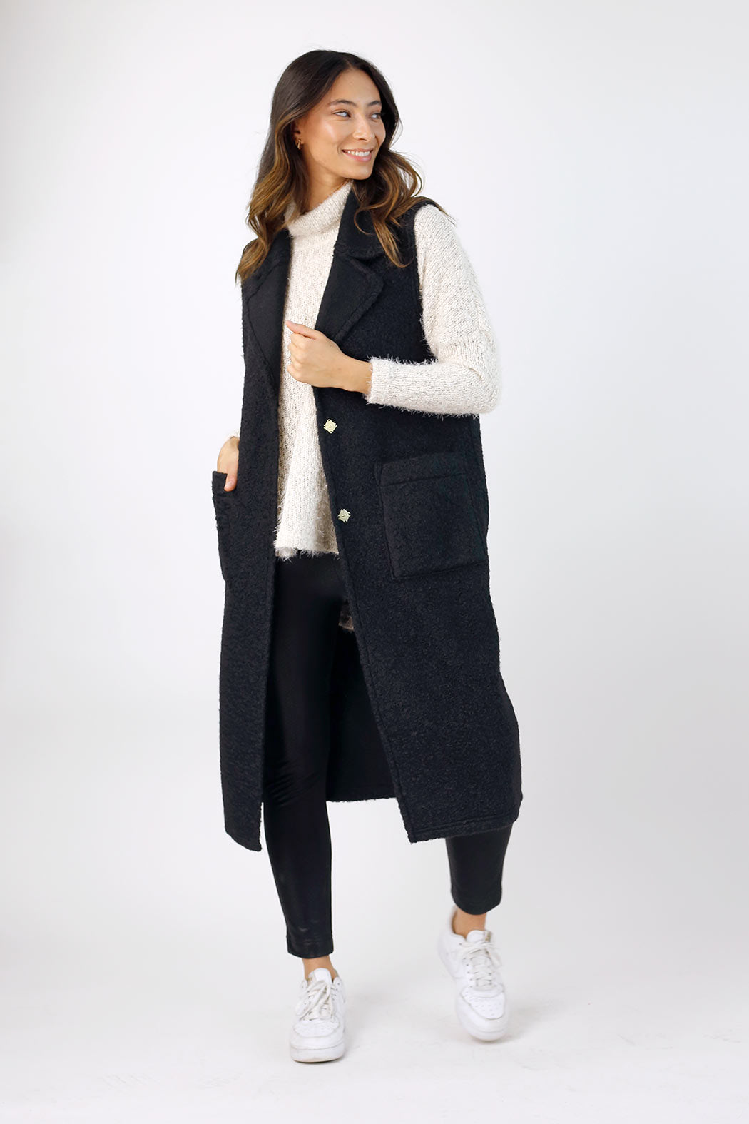 Black London Vest - FINAL SALE