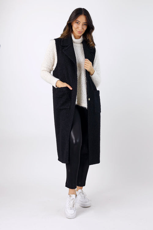 Black London Vest - FINAL SALE
