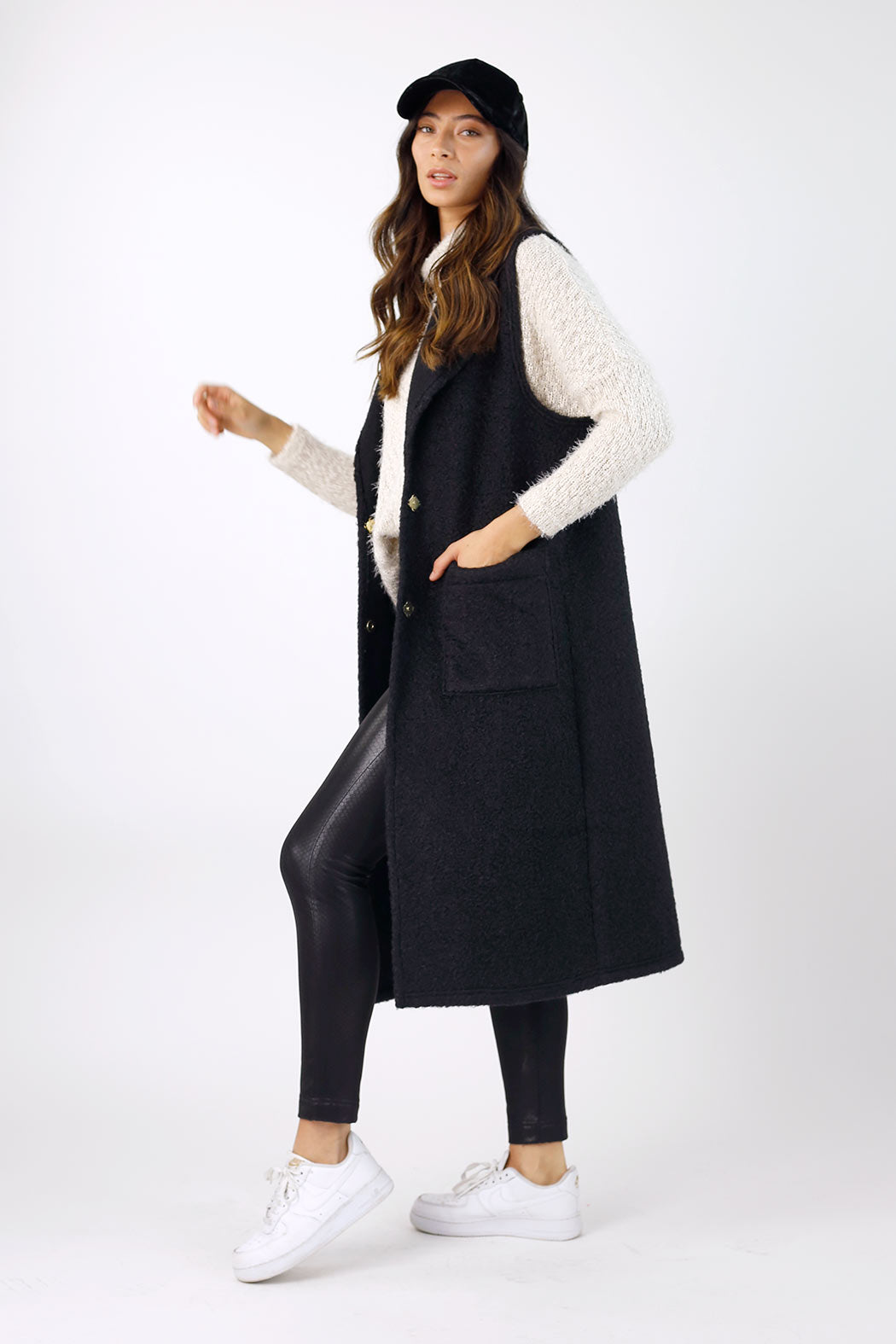 Black London Vest - FINAL SALE