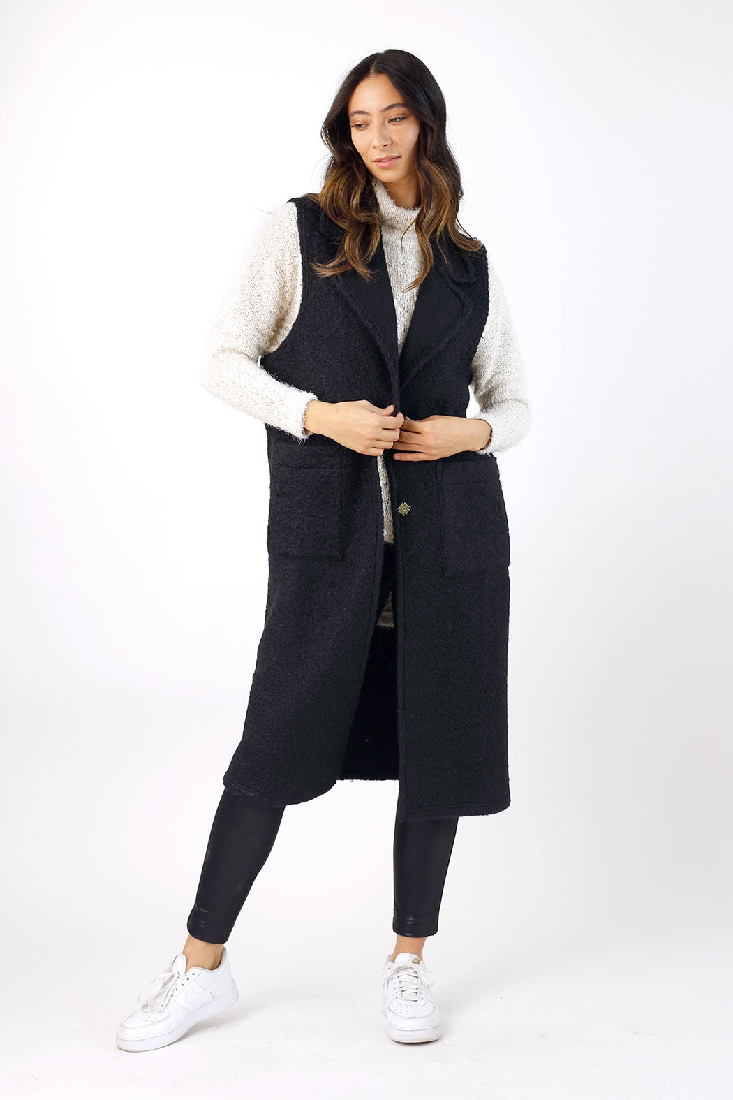 Black London Vest - FINAL SALE