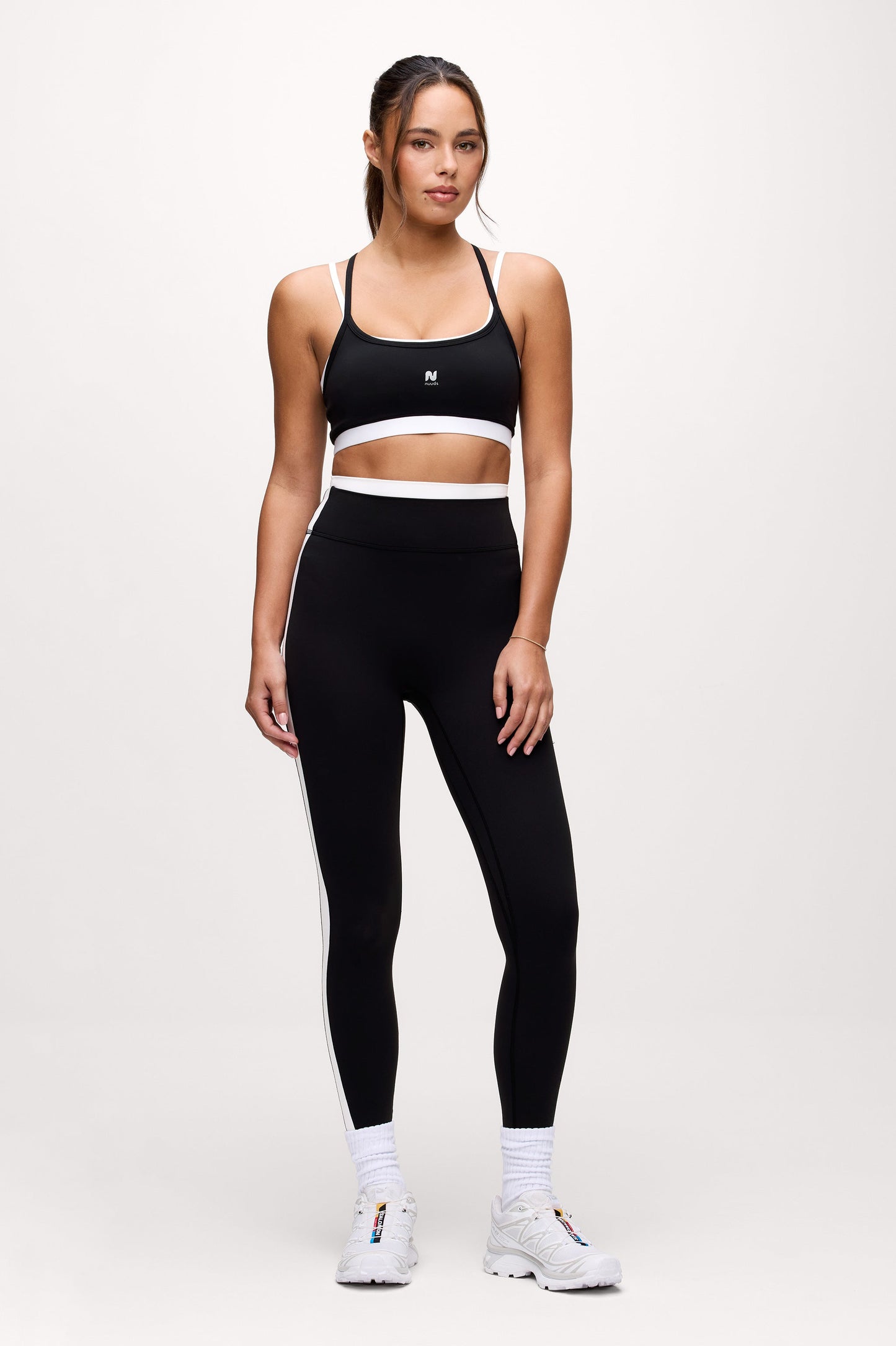 Motion Contrast Layering Bra | Black
