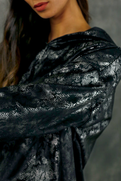 Black Slouch Hoodie - FINAL SALE