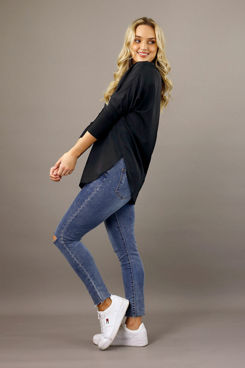 Black Seta Combo Top - SALE