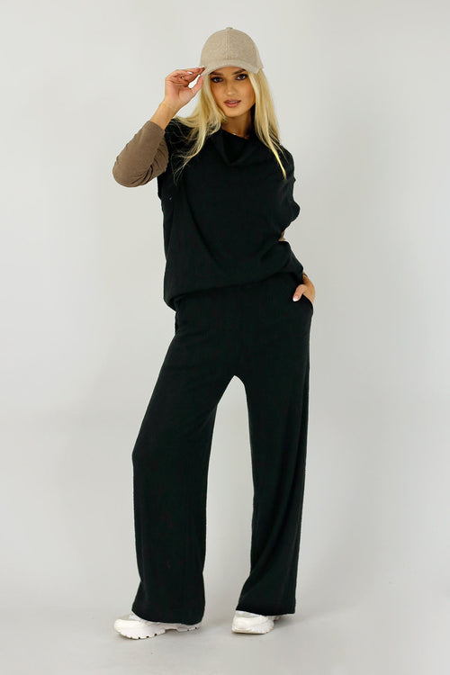 Black Cosy Culotte - FINAL SALE