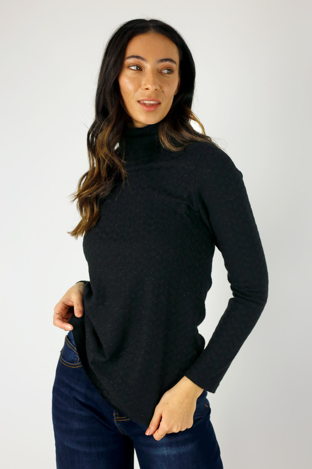 Black Sparkle Skivvy - FINAL SALE