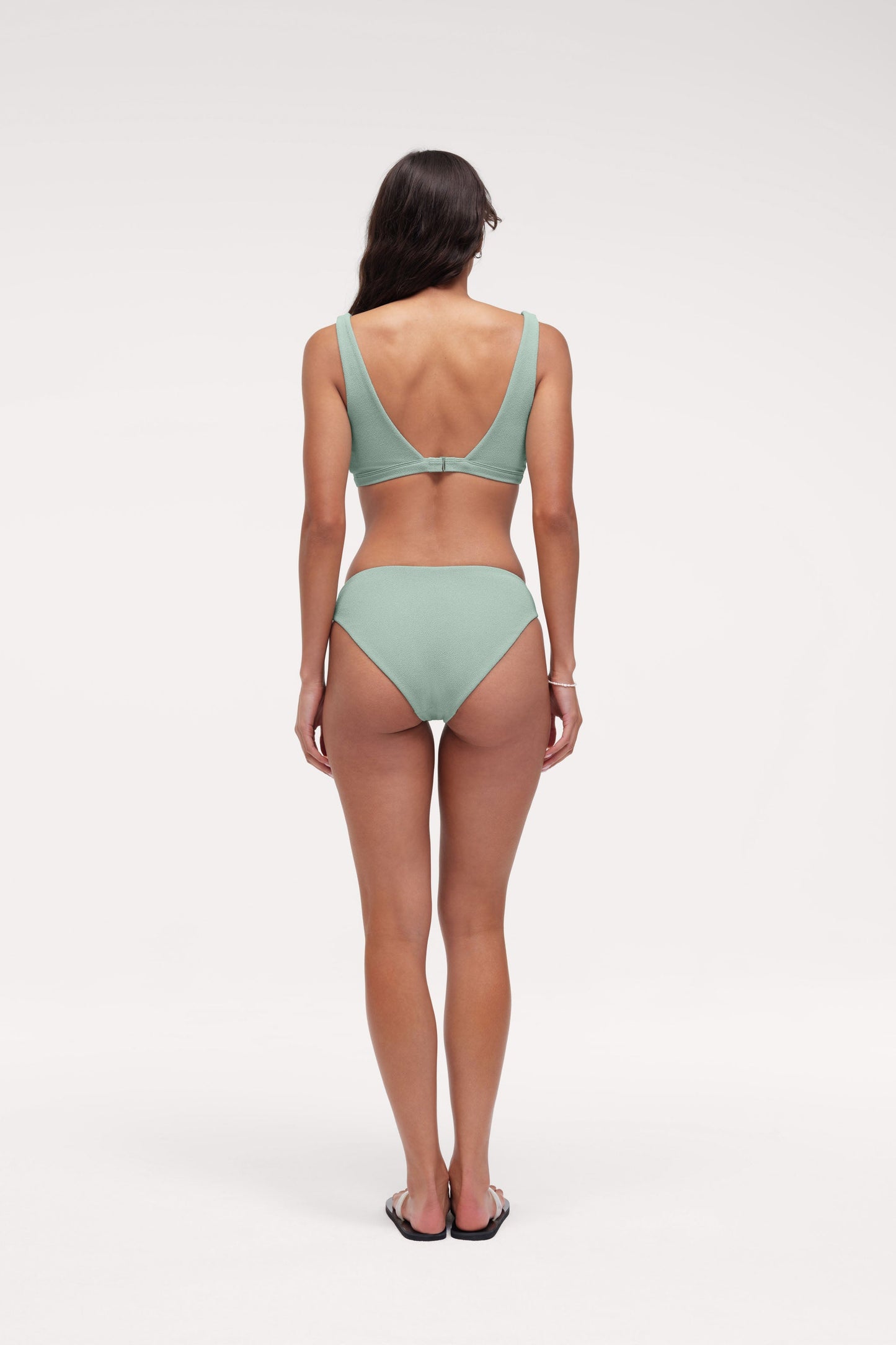 Low Waist Bikini Bottom | Crispy Pistachio