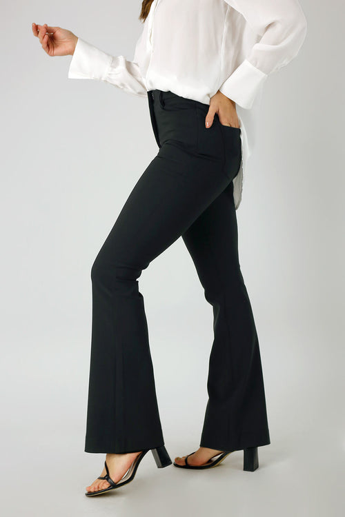 Black Classic Bengaline Flare - FINAL SALE