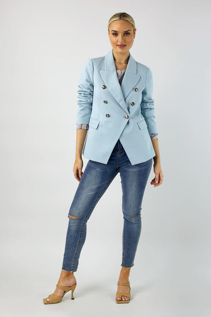Blue Ponte Sisca Blazer - SALE