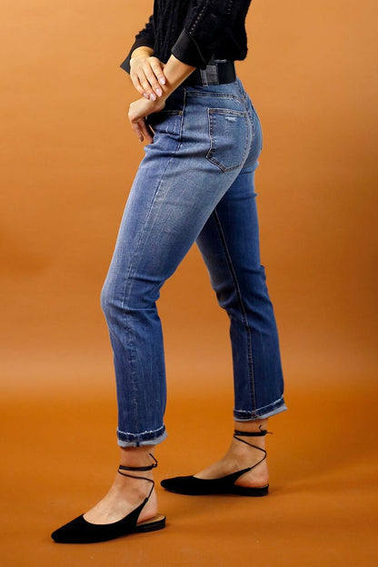 Chambray Slim Leg Rosie Jean - SALE