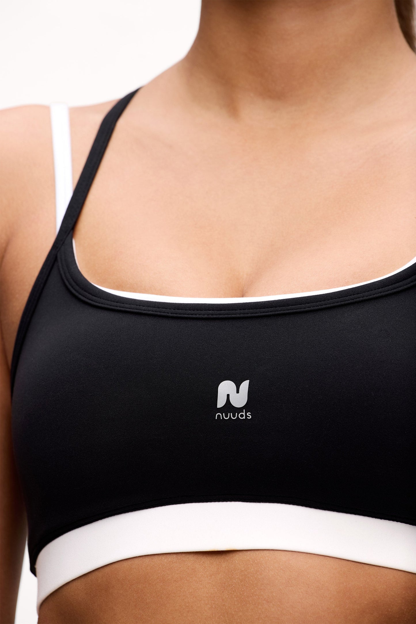 Motion Contrast Layering Bra | Black