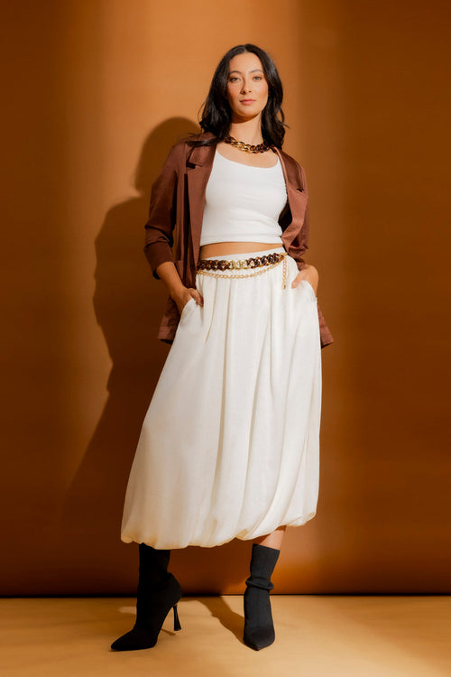 Chalk Bubble Skirt