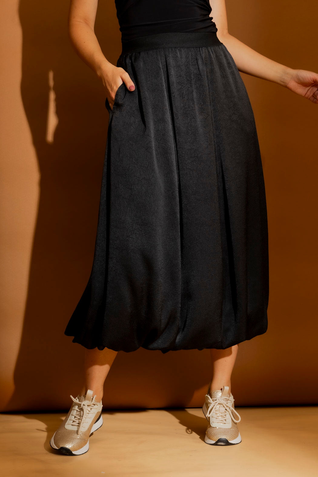 Black Bubble Skirt
