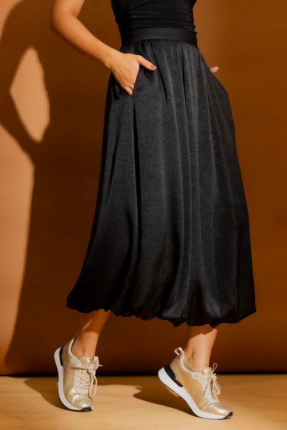 Black Bubble Skirt