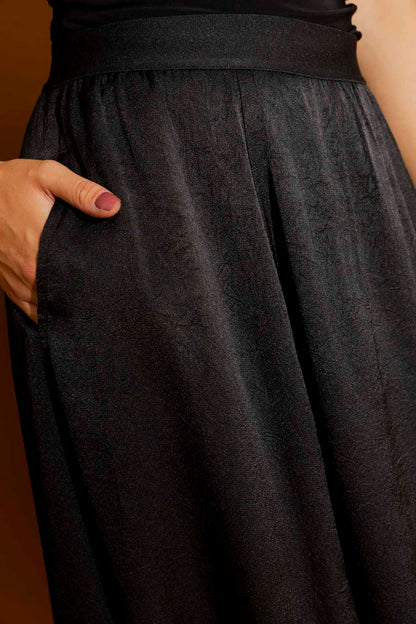Black Bubble Skirt