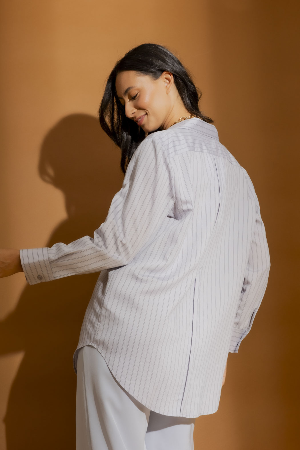 Blue Pinstripe Classic Shirt