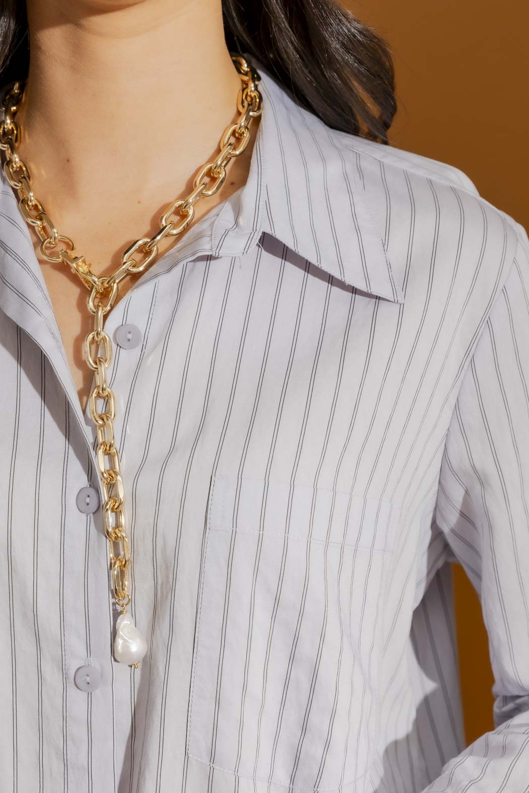 Blue Pinstripe Classic Shirt
