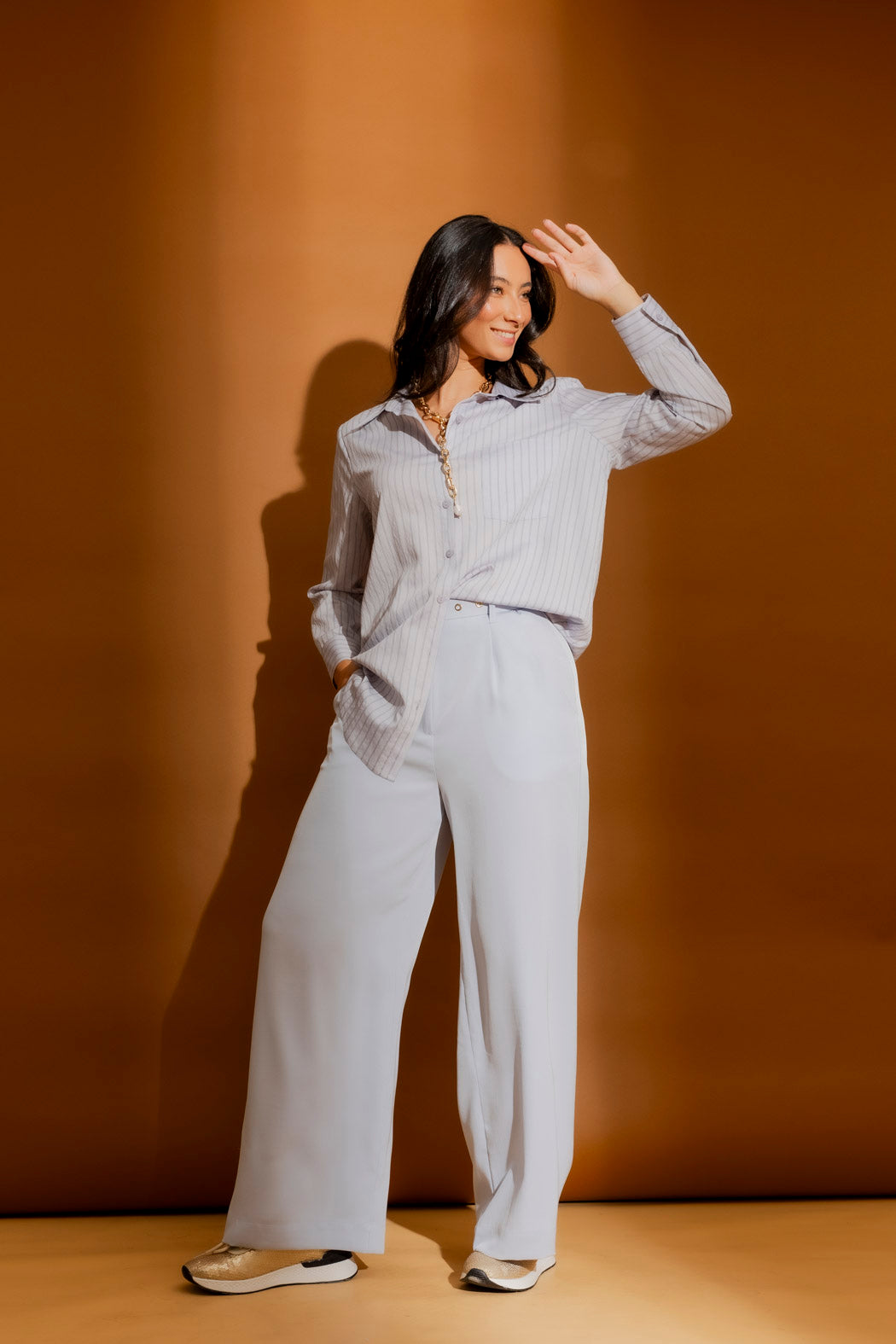 Blue Pinstripe Classic Shirt