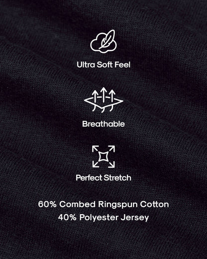 Black Classic Crew Neck