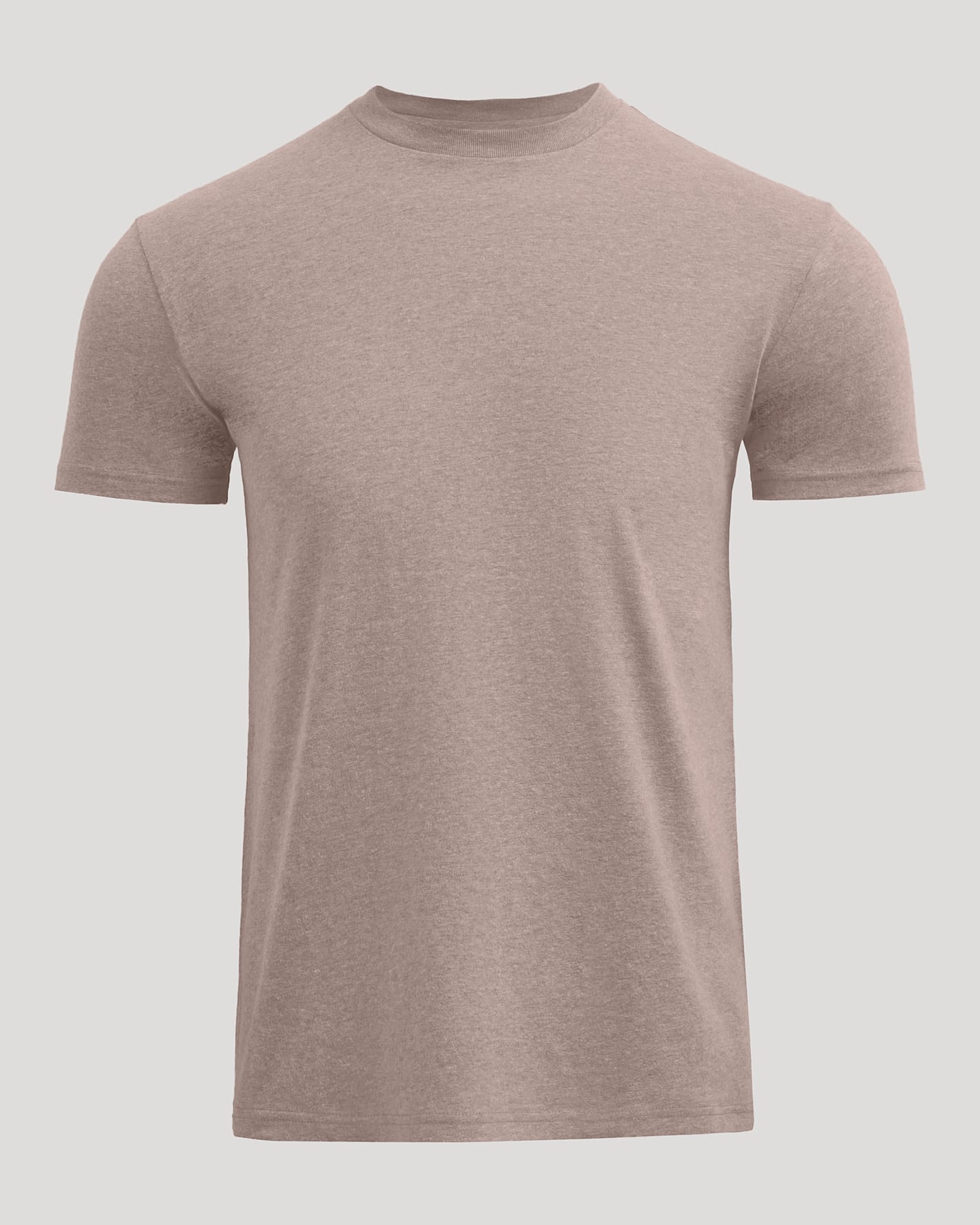 Dark Heather Truffle Classic Crew Neck