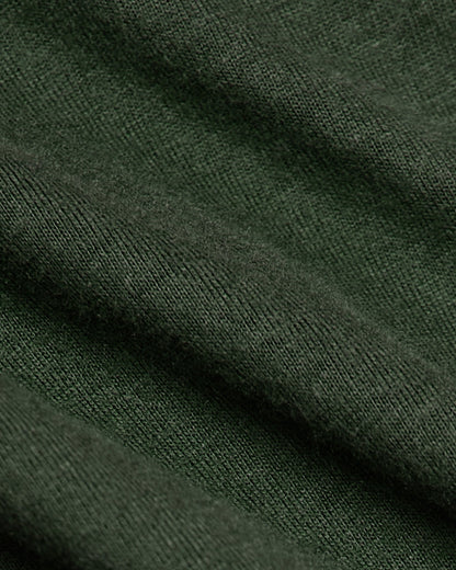 Dark Olive Classic Long Sleeve Crew Neck