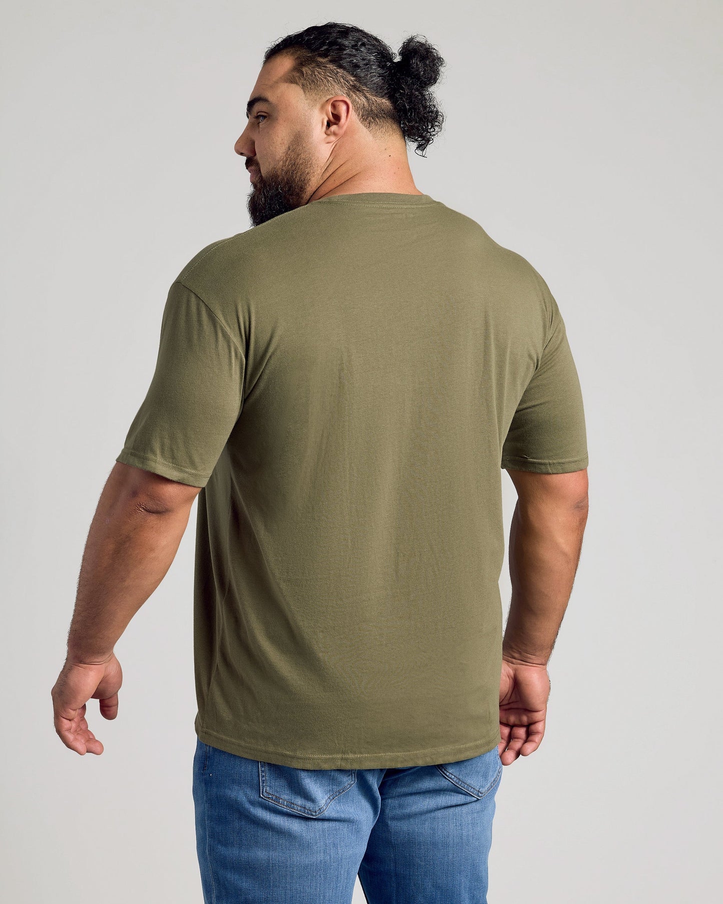 Military Green Classic Crew Neck