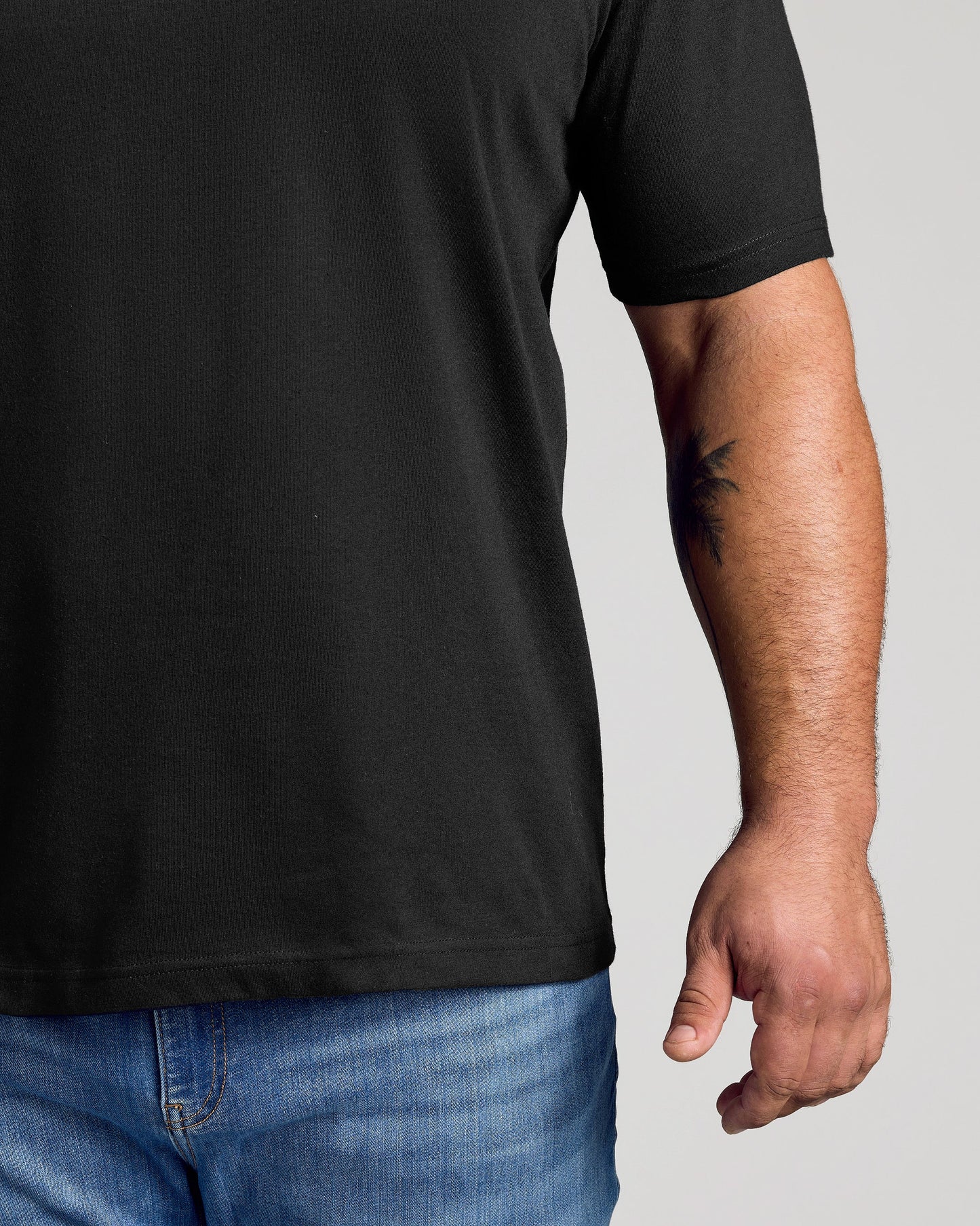 Black Classic Crew Neck