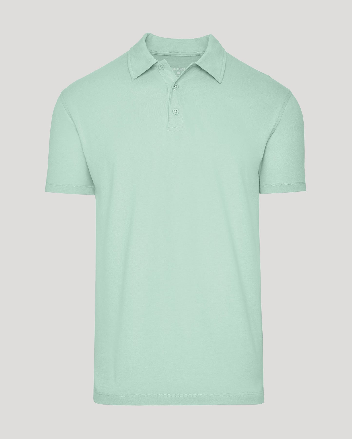 Heather Mist Short Sleeve Polo