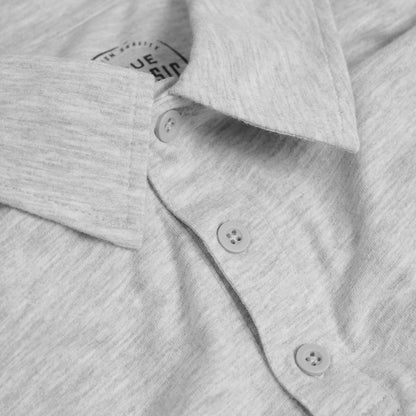 Light Heather Gray Classic Polo